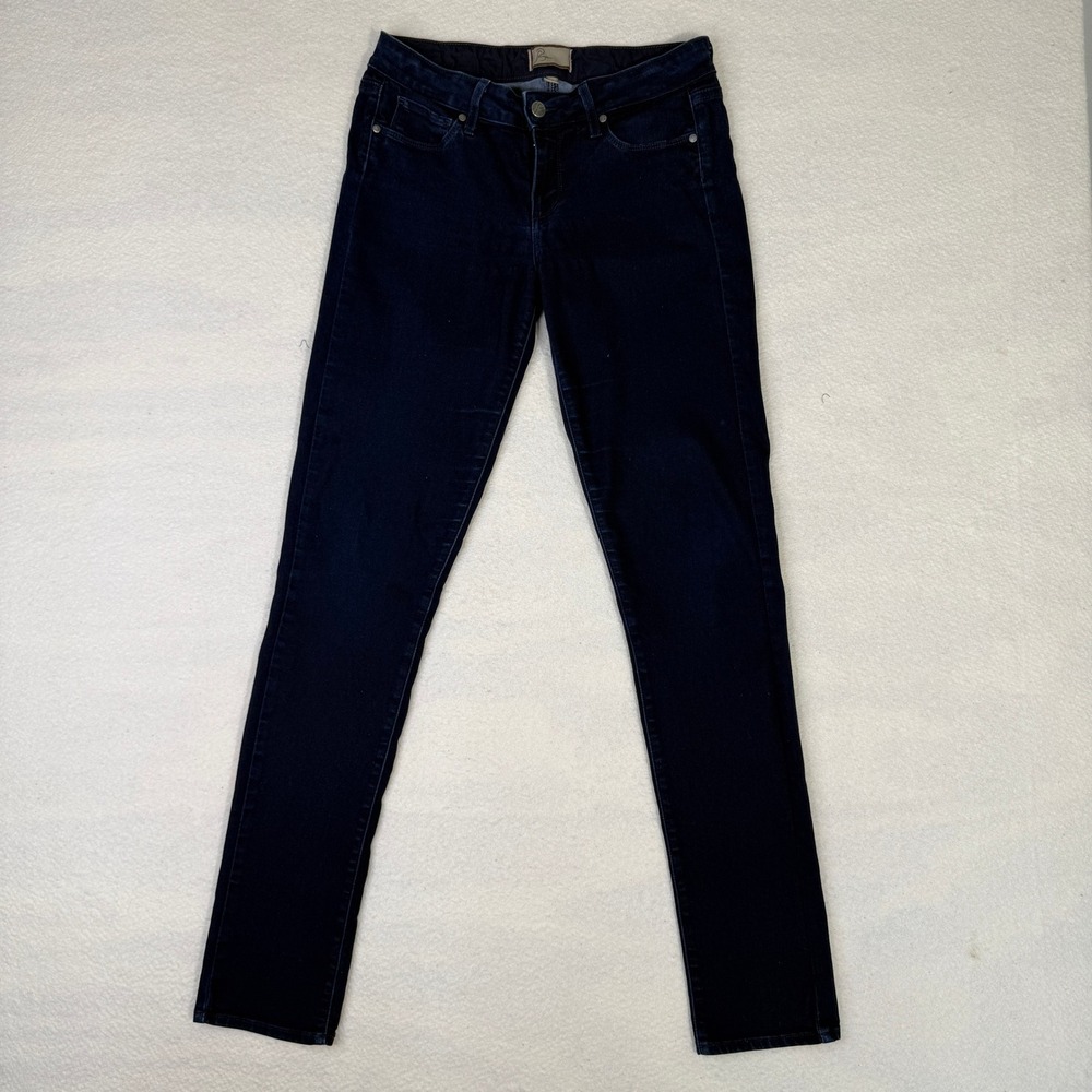 Paige Peg Skinny Jeans Dark Wash Denim Size 28 PSK265 W1165